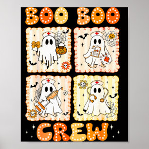 Affiche Équipage Groovy Boo Boo Infirmière Fantôme Drôle F