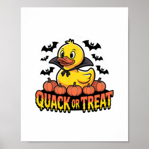 Affiche Équipage Rubber Duckie Halloween Croisière Vacance