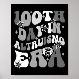 Affiche Équipe Altruismo Givers Joyeux 100e jour d'école R