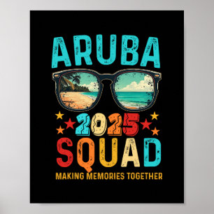 Affiche Équipe Aru 2025 Vacances Amis Famille T-Shirt Corr