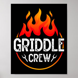 Affiche Équipe Barbecue Grill Équipe Barbecue Grill