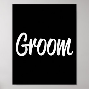 Affiche Équipe Bride Équipe Groom Bride Groom Tee
