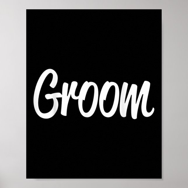 Affiche Équipe Bride Équipe Groom Bride Groom Tee (Devant)