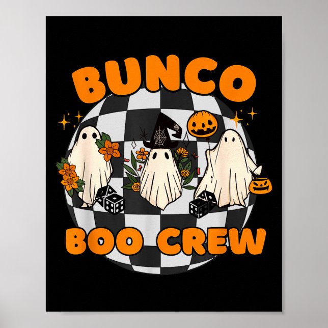 Affiche Équipe Bunco Boo dés de Bunco Halloween  (Devant)