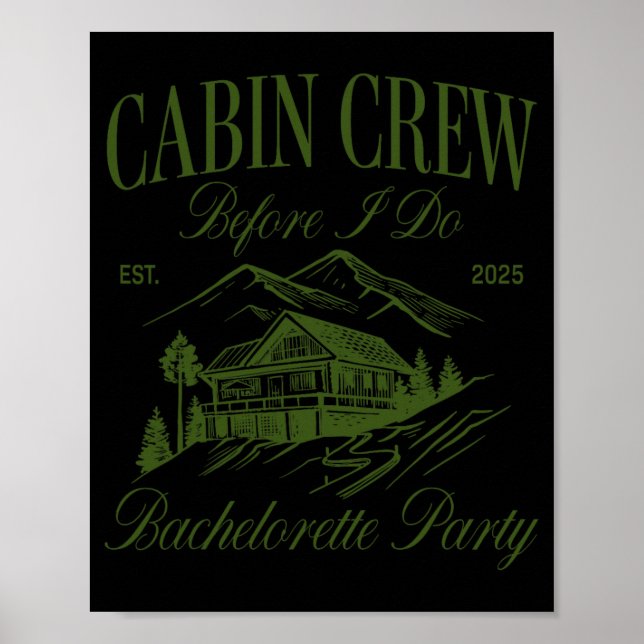 Affiche Équipe cabine avant de faire Bachelorette Party Ca (Devant)