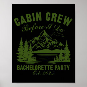 Affiche Équipe cabine avant de faire Bachelorette Party Ca