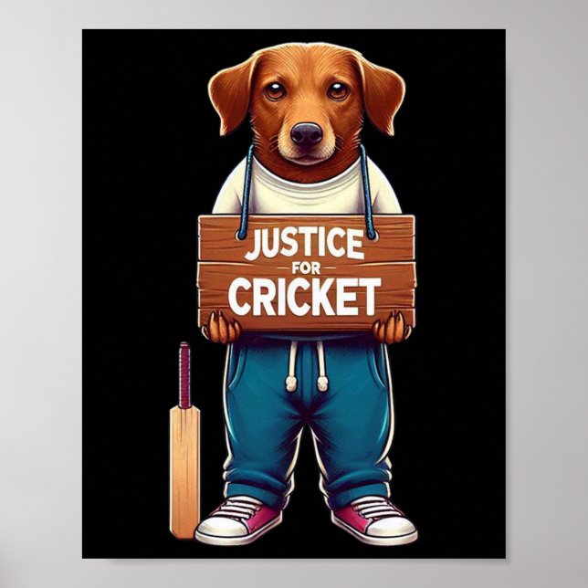 Affiche Équipe Cricket  (Devant)
