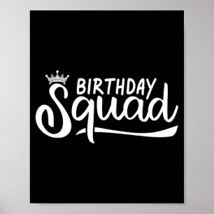 Affiche Équipe d'anniversaire