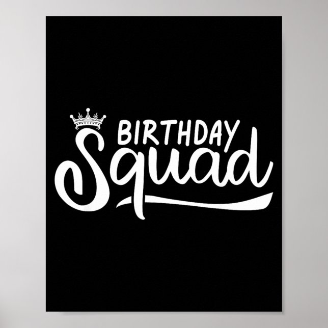 Affiche Équipe d'anniversaire (Devant)
