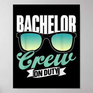 Affiche Équipe de baccalauréat en service de l'équipe de p