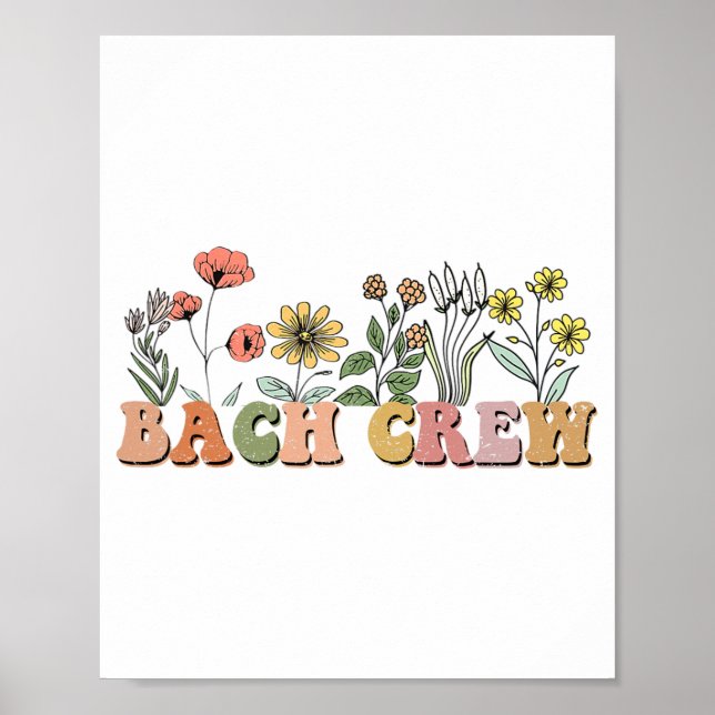 Affiche Équipe de Bach de fleurs sauvages Enterrement de v (Devant)