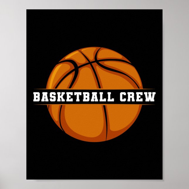 Affiche Équipe de basket-ball (Devant)