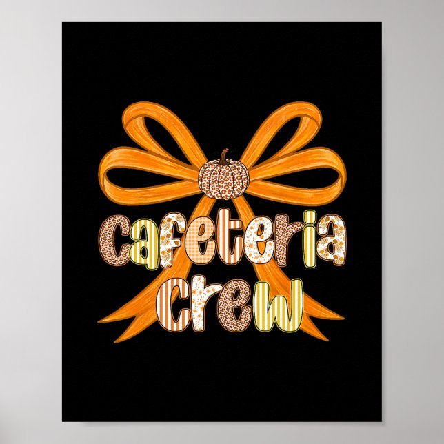 Affiche Équipe de cafétéria Préparatifs Coquette Automne A (Devant)