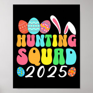 Affiche Équipe de chasse aux œufs 2025 Chasse aux œufs de