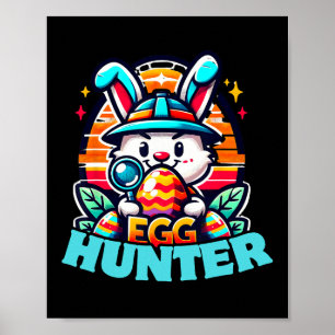 Affiche Équipe de chasse aux œufs Graphique Chasse aux œuf
