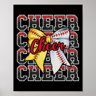 Affiche Équipe de cheer coquette bow sport vendre softll r