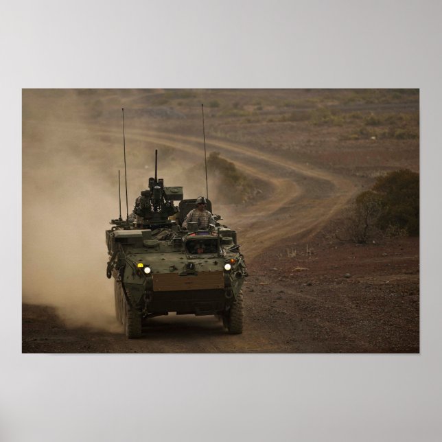 Affiche Équipe de combat de la 2e brigade Stryker (Devant)