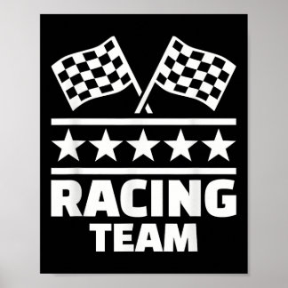 Affiche Équipe de course