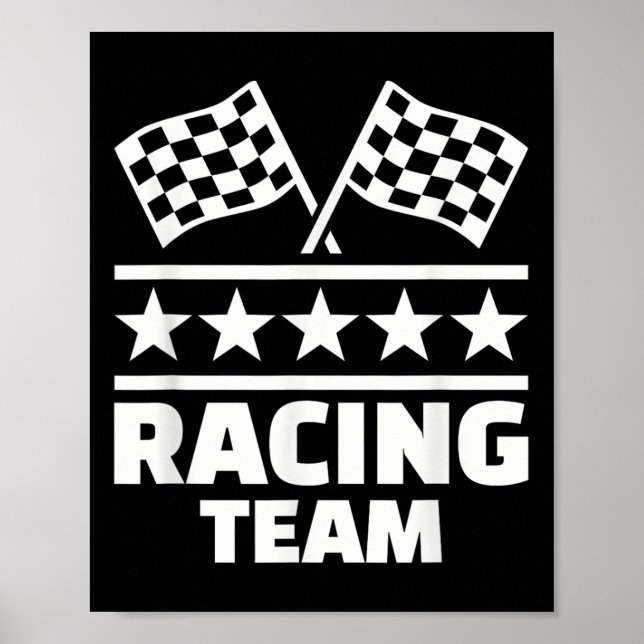 Affiche Équipe de course (Devant)