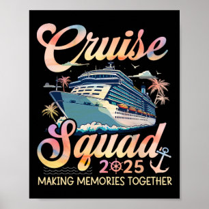 Affiche Équipe de croisière 2025 Groupe familial correspon