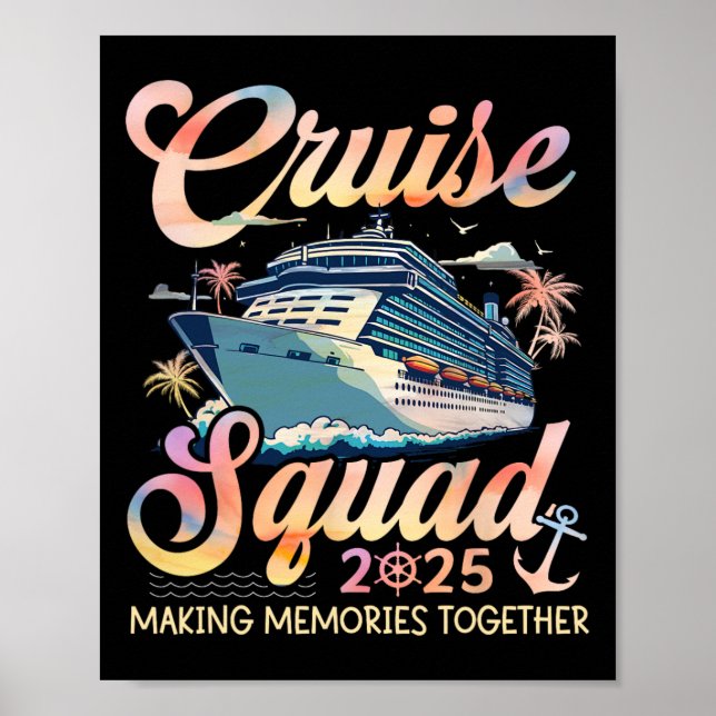 Affiche Équipe de croisière 2025 Groupe familial correspon (Devant)