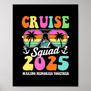 Affiche Équipe de croisière 2025 Groupe familial correspon