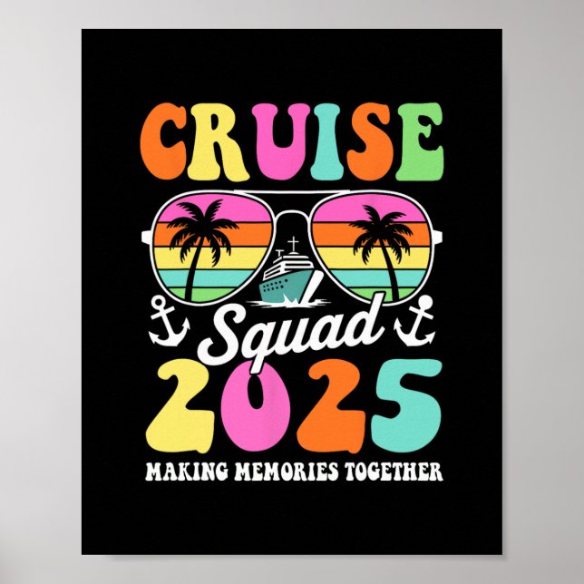 Affiche Équipe de croisière 2025 Groupe familial correspon (Devant)