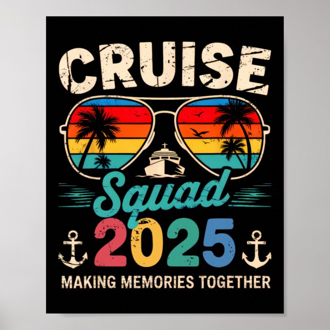 Affiche Équipe de croisière 2025 Groupe familial correspon (Devant)