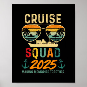 Affiche Équipe de croisière 2025 Vacances familiales Ensem