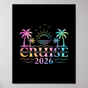Affiche Équipe de croisière 2026 Créer des souvenirs ensem