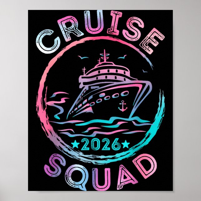 Affiche Équipe de croisière 2026 en croisière à Hawaï vaca (Devant)