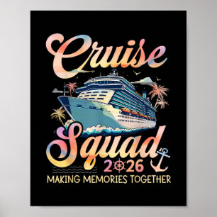 Affiche Équipe de croisière 2026 Groupe familial correspon