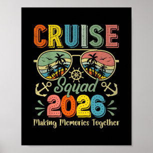Affiche Équipe de croisière 2026 Groupe familial correspon