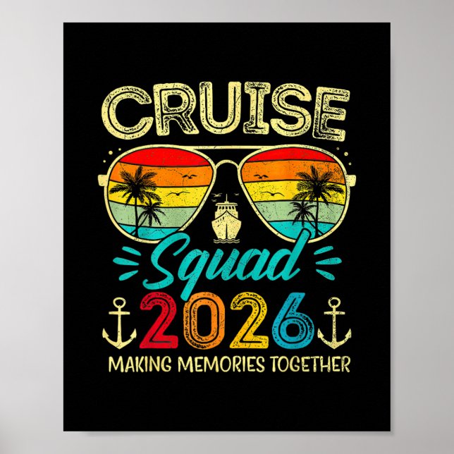 Affiche Équipe de croisière 2026 Groupe familial correspon (Devant)