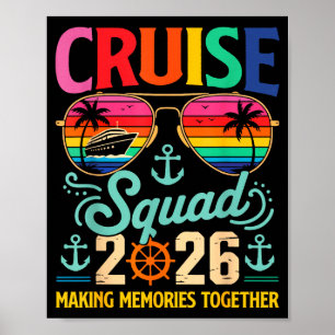 Affiche Équipe de croisière 2026 Groupe familial correspon
