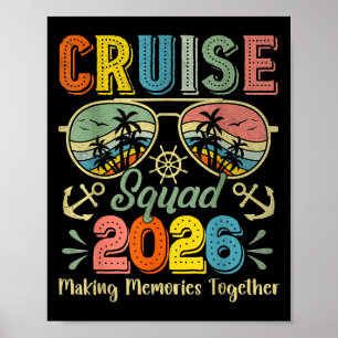 Affiche Équipe de croisière 2026 Groupe familial correspon