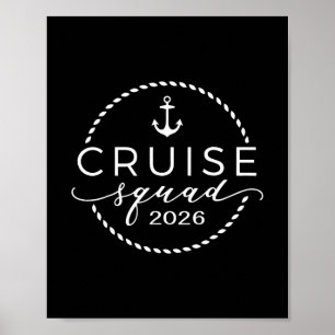 Affiche Équipe de croisière 2026 Vacances d'été en famille