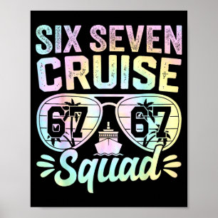 Affiche Équipe de croisière 67 2025 Croisière Six Sept Mèm