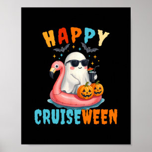 Affiche Équipe de croisière Halloween Famille 2025 Équipag