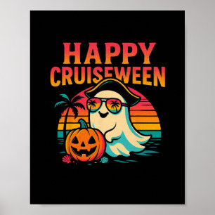 Affiche Équipe de croisière Halloween Famille 2025 Équipag