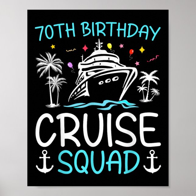 Affiche Équipe de croisière pour les 70 ans 2025 T-shirt c (Devant)