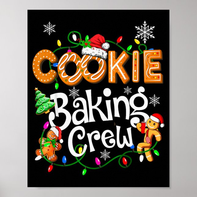 Affiche Équipe de cuisson de biscuits amateur de cuisine P (Devant)