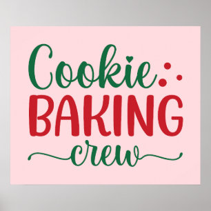 Affiche Équipe de cuisson des biscuits