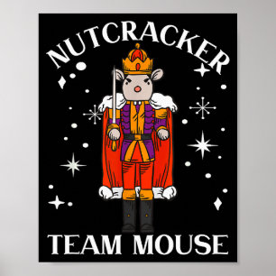 Affiche Équipe de danse de famille de Noël drôle de casse-
