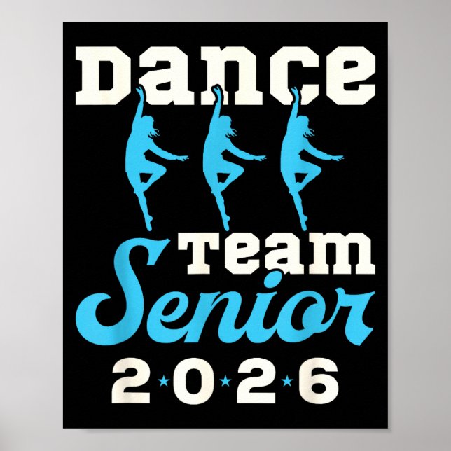 Affiche Équipe de danse senior 2026 soirée de fin d'études (Devant)