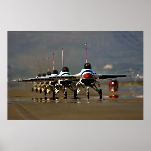 Affiche Équipe de démonstration en vol de Thunderbirds (Devant)