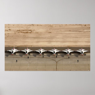 Affiche Équipe de démonstration en vol de Thunderbirds