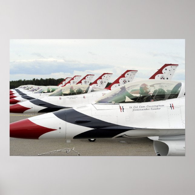 Affiche Équipe de démonstration en vol de Thunderbirds (Devant)