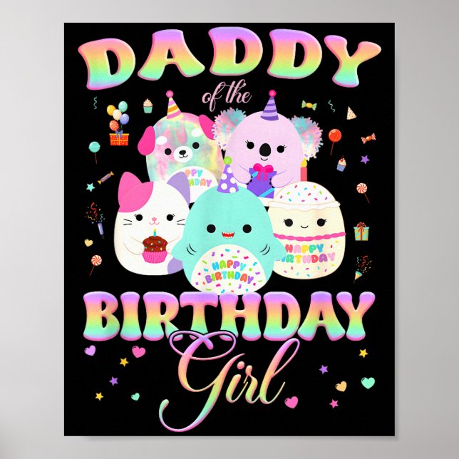 Affiche Équipe de écrasement de famille d'anniversaire Pap (Devant)