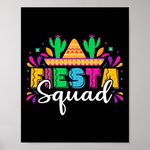 Affiche Équipe de Fiesta Parti mexicain Cinco De Mayo